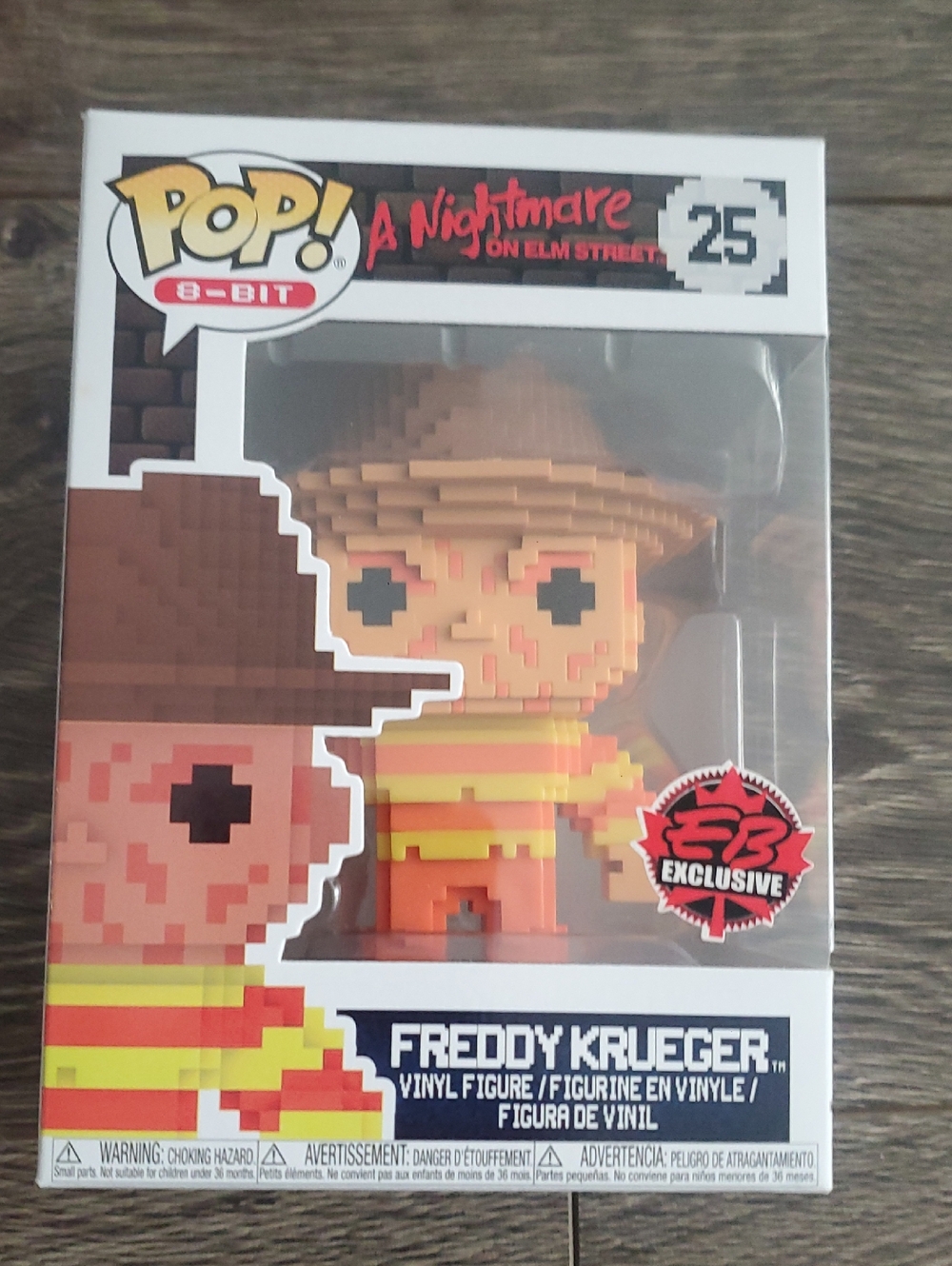 A NIGHT MARE ON ELM STREET Freddy Krueger #25 Funko Pop EB Exclusive Horror